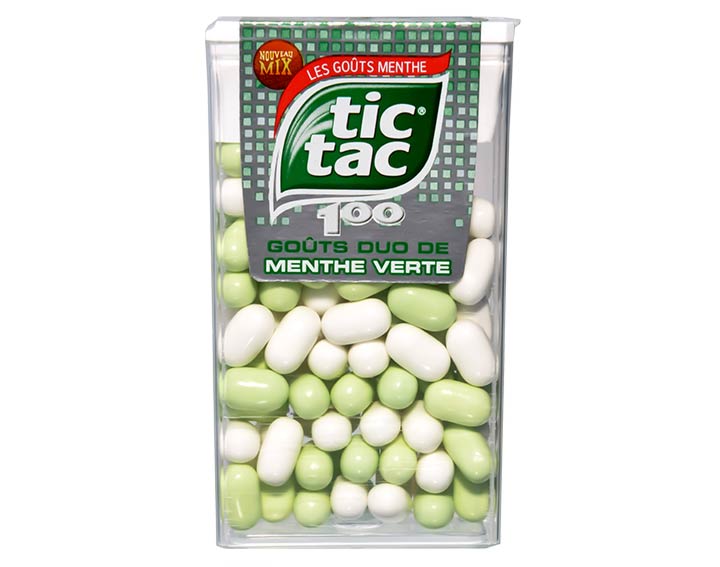 Tic Tac Goûts Duo de Menthe Verte