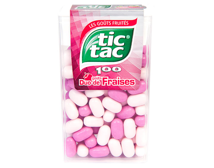 Tic Tac Goûts Duo de Fraises