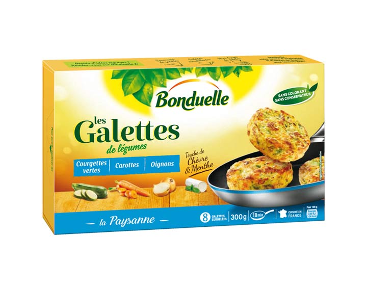 Galettes Courgettes & touche de Chèvre 300g