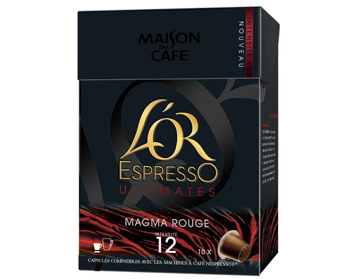 Capsules L'OR EspressO Magma Rouge