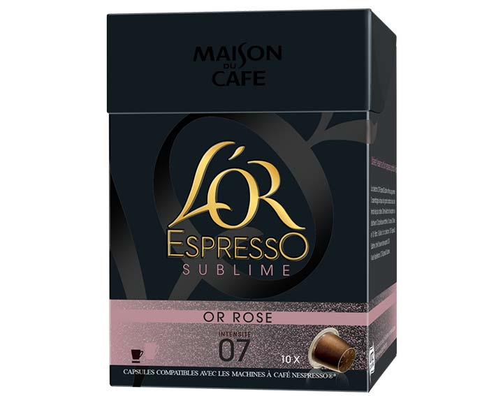 Capsules L'OR EspressO Or Rose