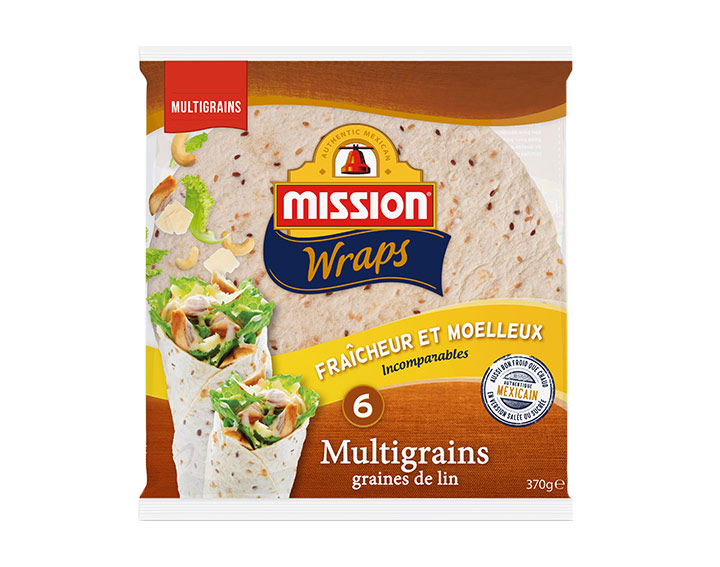 6 Wraps Multigrains - 370g