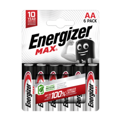 Energizer Max pack de 6 piles alcalines AA