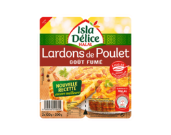 Lardons de poulet goût fumé