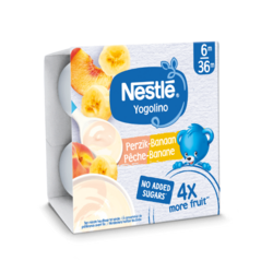 Nestlé Yogolino Duo Pêche Banane 4x90g