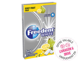 White Goût Fruit 5x10 Dragées