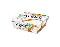 Yopa! Nature sur lit de Pêche Passion 100gx4