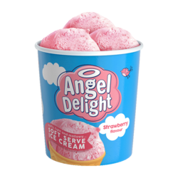 Strawberry Soft Serve Ice Cream 800ml
