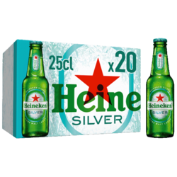 HEINEKEN SILVER 20x25CL