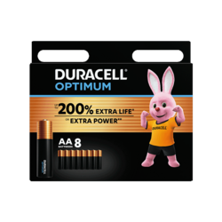 Duracell Optimum AA x8