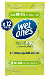 Wet Ones Be Zingy 12's