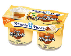 Liégeois Vanille Coeur Caramel Beurre Salé