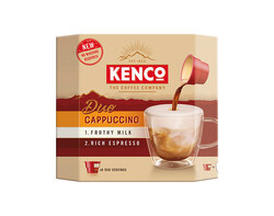 Kenco Duo Cappuccino Instant Coffee 6x24g