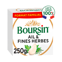Boursin à tartiner Ail & fines herbes 250g