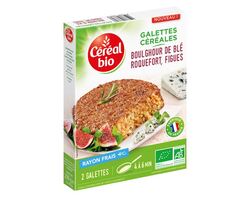 Galettes Céréales Boulghour de Blé Roquefort