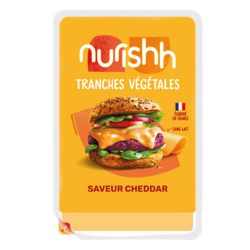 Nurishh Tranches Végétales Cheddar 