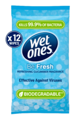 Wet Ones Be Fresh 12's