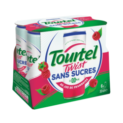Tourtel Twist Framboise Sans Sucres 6x33cl 