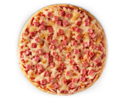 Little Fella's Cheese & Ham Pizza
