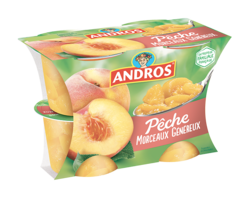 Pêche Morceaux 4x100g