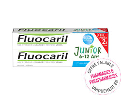 Lot de 2 Fluocaril Junior 6-12 Ans