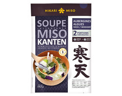 Soupe Miso Kanten - Aubergines Algues