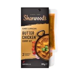 Sharwood's Butter Chicken Indian Curry Sauce Kit 280g