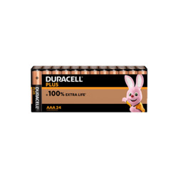 Duracell Plus 100%  AAA X24 PANIERE