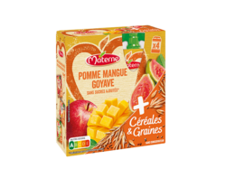 Pomme Mangue Goyave Céréales & Graines