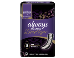 Serviettes Always Discreet Boutique