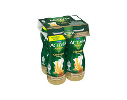 Activia à boire Graines de Lin Quinoa Sésame 4x155g