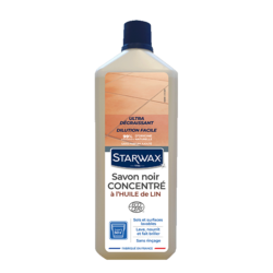 Savon noir à l'huile de lin 1L