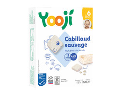 Cabillaud MSC - jusqu'à 12 repas (120g) 