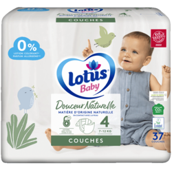 Couches Lotus Baby Douceur Naturelle T4x37