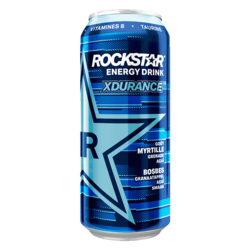 Rockstar Energy Drink goût myrtille grenade açaï 