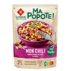 Mon Chili Haricots Rouges, Riz, Maïs et Épices - 220g