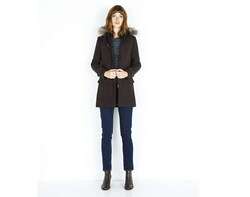 Manteau femme duffle-coat drap de laine, ENNERY - 195€