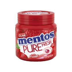 Mentos Pure Fresh goût Fraise, 50 dragées