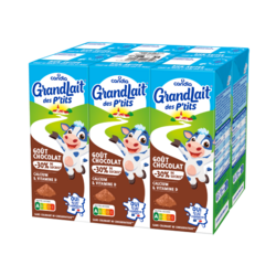 Grandlait des P'tits, goût chocolat