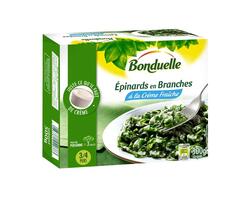 Epinards en Branches à la Crème Fraîche 500g