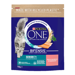 7+ Cat, Rich in Salmon Dry Food 750g