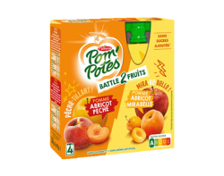 P. Abricot Pêche/P. Abricot Mirabelle 4x90g