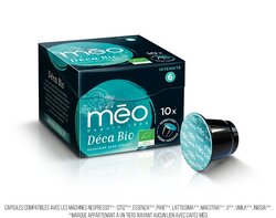 Capsules cafés Méo - Déca Bio (écrin 10 capsules)