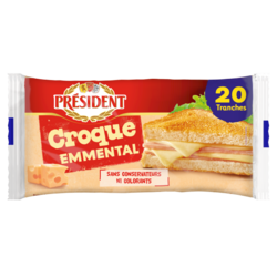 Président Tranches Croque - 20 Tranches