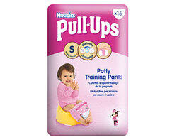 Pull-Ups® Fille Taille S/4 (8-15kg) x16