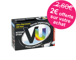 VU nettoyant optique lingettes