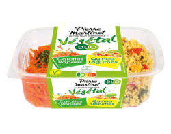 DUO Carottes râpées et Quinoa aux légumes