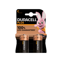 Duracell Plus 100%  C X2