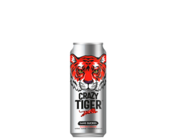 Crazy Tiger sans sucres - Canette 50cl