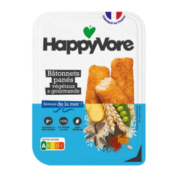Bâtonnets panés végétaux et gourmands